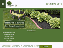 Tablet Screenshot of landscapingsoutheasternindiana.com